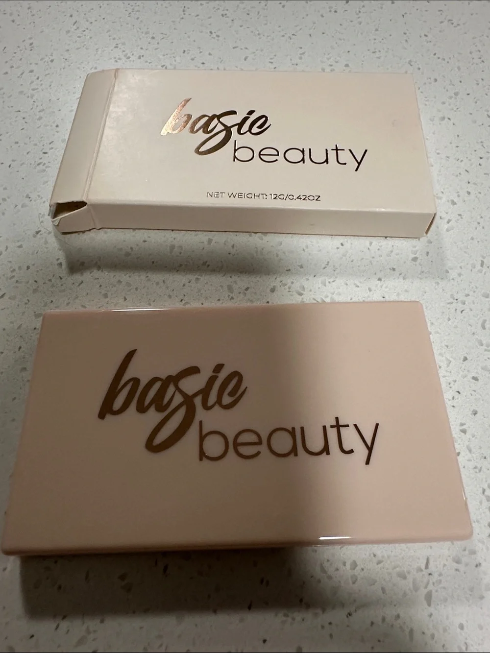Basie Beauty Soft Pink Eyeshadow Palette - Neutral & Rose Tones
